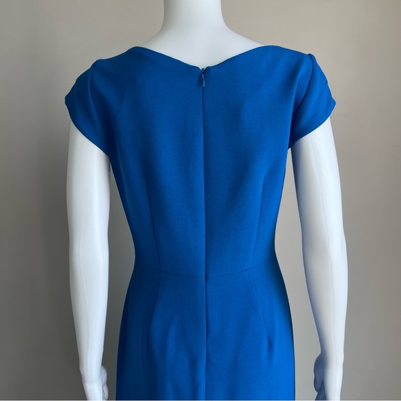 L.K. Bennett Ire Fit And Flare Dress in Andaman Blue - 6 - Picture 6 of 8